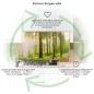 Preview: Küchenrückwand Platte Idyllischer Wald Produktdetailbild 1: Küchen-Sorgen ade!