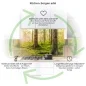 Preview: Küchenrückwand Platte Unberührter Wald Produktdetailbild 1: Küchen-Sorgen ade!