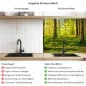 Preview: Küchenrückwand Platte Unberührter Wald Produktdetailbild 2: Hygiene und Gesundheit!