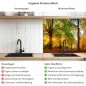 Preview: Küchenrückwand Platte Herbstlicher Wald Produktdetailbild 2: Hygiene und Gesundheit!