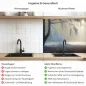 Preview: Küchenrückwand Platte Mystischer Winterwald Produktdetailbild 2: Hygiene und Gesundheit!