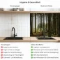 Preview: Küchenrückwand Platte Nadelwald im Lichtspiel der Natur Produktdetailbild 2: Hygiene und Gesundheit!