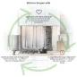 Preview: Küchenrückwand Platte Monochrome Baumstämme im Wald Produktdetailbild 1: Küchen-Sorgen ade!