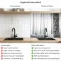 Preview: Küchenrückwand Platte Monochrome Baumstämme im Wald Produktdetailbild 2: Hygiene und Gesundheit!