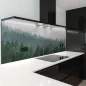 Preview: Küchenrückwand Platte Nebliger Wald Artikelbild 1