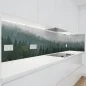Preview: Küchenrückwand Platte Nebliger Wald Hauptbild 1