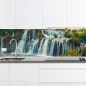 Preview: Küchenrückwand Platte Wasserfall im Wald Artikelbild 1