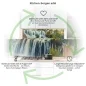 Preview: Küchenrückwand Platte Wasserfall im Wald Produktdetailbild 1: Küchen-Sorgen ade!