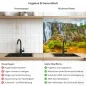 Preview: Küchenrückwand Platte Wasserfall in der Afrikanischen Savanne Produktdetailbild 2: Hygiene und Gesundheit!