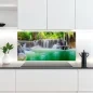 Preview: Küchenrückwand Platte Wasserfall im Tropischen Wald Artikelbild 2