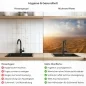 Preview: Küchenrückwand Platte Die Wüste von Death Valley Produktdetailbild 2: Hygiene und Gesundheit!
