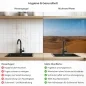 Preview: Küchenrückwand Platte Unendliches Dünenmeer Produktdetailbild 2: Hygiene und Gesundheit!