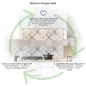 Preview: Küchenrückwand Platte Sanftes Beige Patchwork Mosaik Produktdetailbild 1: Küchen-Sorgen ade!