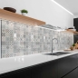 Preview: Küchenrückwand Platte Patchwork‑Design in Sandtönen Artikelbild 1