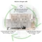 Preview: Küchenrückwand Platte Patchwork‑Design in Sandtönen Produktdetailbild 1: Küchen-Sorgen ade!