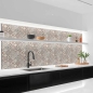 Preview: Küchenrückwand Platte Shabby‑Chic Kacheloptik Hauptbild 1