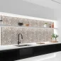 Preview: Küchenrückwand Platte Shabby‑Chic Kacheloptik Hauptbild 1