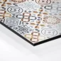 Preview: Küchenrückwand Platte Kupfer & Sonnengelbes Patchwork Design Hover-Bild