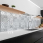 Preview: Küchenrückwand Platte Graue Patchwork Hauptbild 1
