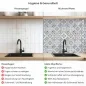 Preview: Küchenrückwand Platte Klassische Azulejo‑Kacheln in Grautönen Produktdetailbild 2: Hygiene und Gesundheit!