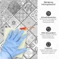 Preview: Küchenrückwand Platte Monochrome Rauten Kacheln im Azulejo‑Look Produktdetailbild 3: Reinigung leicht gemacht!