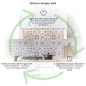 Preview: Küchenrückwand Platte Klassisches Patchwork in dezentem Grauton Produktdetailbild 1: Küchen-Sorgen ade!