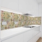 Preview: Küchenrückwand Platte Mosaik Patchwork Vintage Artikelbild 1