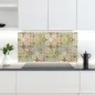 Preview: Küchenrückwand Platte Mosaik Patchwork Vintage Artikelbild 2