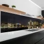 Preview: Küchenrückwand Platte Boston Skylines bei Nacht Artikelbild 2