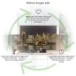 Preview: Küchenrückwand Platte Boston Skylines bei Nacht Produktdetailbild 1: Küchen-Sorgen ade!