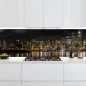 Preview: Küchenrückwand Platte Skylines-Lichter im Spiegel des Sees Artikelbild 2