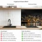 Preview: Küchenrückwand Platte Skylines-Lichter im Spiegel des Sees Produktdetailbild 2: Hygiene und Gesundheit!