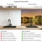 Preview: Küchenrückwand Platte Abu-Dhabi im nächtlichem Glanz Produktdetailbild 2: Hygiene und Gesundheit!