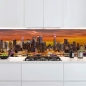 Preview: Küchenrückwand Platte Skylines & Hafen von NY Hauptbild 1