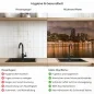 Preview: Küchenrückwand Platte Park mit Blick zur Skylines Produktdetailbild 2: Hygiene und Gesundheit!