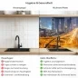 Preview: Küchenrückwand Platte Big City Traffic Produktdetailbild 2: Hygiene und Gesundheit!