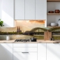 Preview: Küchenrückwand Platte Rheinblick auf die Architektonische Schönheit Kölns Hauptbild 1