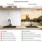 Preview: Küchenrückwand Platte Rheinblick auf die Architektonische Schönheit Kölns Produktdetailbild 2: Hygiene und Gesundheit!