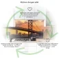 Preview: Küchenrückwand Platte Brücke zur Metropole im Feurigem Licht Produktdetailbild 1: Küchen-Sorgen ade!