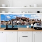 Preview: Küchenrückwand Platte Hafen im Mittelmeer Artikelbild 1