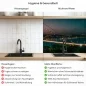 Preview: Küchenrückwand Platte Bosporus Brücke bei Nächtlicher Pracht Produktdetailbild 2: Hygiene und Gesundheit!
