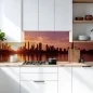 Preview: Küchenrückwand Platte Dubais Silhouette im Glanz der Dämmerung Artikelbild 1