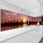 Preview: Küchenrückwand Platte Dubais Silhouette im Glanz der Dämmerung Artikelbild 2