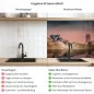 Preview: Küchenrückwand Platte Malaysianische Architektur Produktdetailbild 2: Hygiene und Gesundheit!