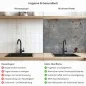 Preview: Küchenrückwand Platte Industrial Loft Beton Rost Produktdetailbild 2: Hygiene und Gesundheit!