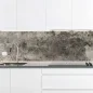 Preview: Küchenrückwand Platte Betonwand in Naturtönen Hauptbild 1
