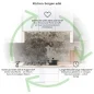 Preview: Küchenrückwand Platte Betonwand in Naturtönen Produktdetailbild 1: Küchen-Sorgen ade!