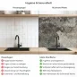 Preview: Küchenrückwand Platte Betonwand in Naturtönen Produktdetailbild 2: Hygiene und Gesundheit!