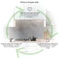 Preview: Küchenrückwand Platte Beton Look mit sanften Nuancen Produktdetailbild 1: Küchen-Sorgen ade!