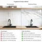 Preview: Küchenrückwand Platte Marmordesign mit Grauen Adern Produktdetailbild 2: Hygiene und Gesundheit!